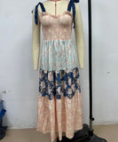 Stylish Women's Printed Halter Dress in Vibrant Colors