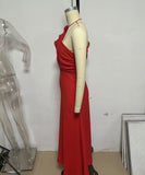 Fashionable One Shoulder Slimming Dress in Vibrant Colors