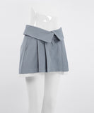 Unique Grey Pleated Mini Skirt for Trendy and Comfortable Style