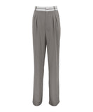 Solid Color Fashionable Casual Pants for Men and Women in Grey Black and Khaki