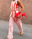 Relaxed Fit Printed T Shirt And Shorts Set For Women