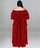 Plus Size Long Sleeve Maxi Dress Comfortable Stretchy Elegant