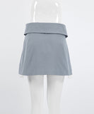 Unique Grey Pleated Mini Skirt for Trendy and Comfortable Style