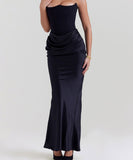 Breast Top Fish Bone Sexy Slim-Fit Fishtail Dress in Style