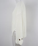 Classic Relaxed Cardigan With Pocket V Neck For Women