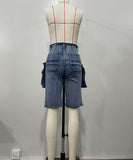 Vintage Denim Five Inch Workwear Shorts for Effortless Style
