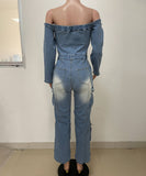 Classic Relaxed One-Piece Jumpsuit With Pockets For Everyday