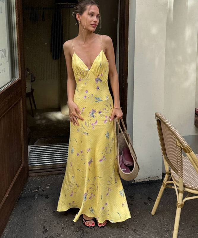 Chic Deep V Sleeveless Off-the-Shoulder High-Waisted Dress