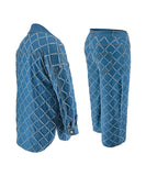 Plus Size Women?€?s Long Sleeve Denim Cardigan with Frills
