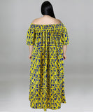 Plus Size Long Sleeve Maxi Dress Comfortable Stretchy Elegant