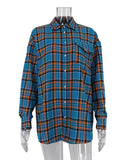 Stylish Plaid Long-Sleeved Shirt with Lapel for Every Occasion