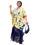 Vibrant Casual Fringed Dress for Effortless Summer Style
