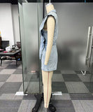 Casual Loose Denim One-Piece Shorts for Effortless Style