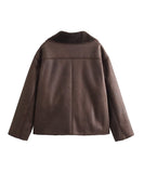 Classic Relaxed Lapel Double Sided Jacket Coat Style