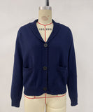 Printed Cardigan Casual Long Sleeve Sweater Everyday Comfort All Day Wear Essentials