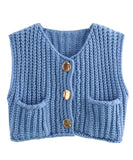 Classic Pocketless Short Sleeve Cardigan Casual Jacket