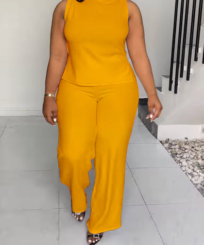 Sleek Sleeveless Jumpsuit