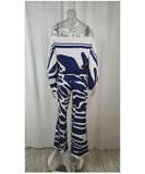 Classic Allover Plaid Batwing Sleeve Two Piece Set Outfit