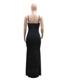 Halter Neck Diamond Mesh Dress for Stunning Night Out Looks