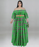 Plus Size Long Sleeve Maxi Dress Comfortable Stretchy Elegant