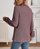 Casual Button-Down Long-Sleeve T-Shirt Soft Everyday Comfort
