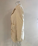 Casual Long-Sleeved Jacket Coat Versatile Effortless Style