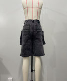 Vintage Denim Five Inch Workwear Shorts for Effortless Style