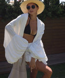 Loose Belted Long Sleeve Cardigan and Short Pants Set