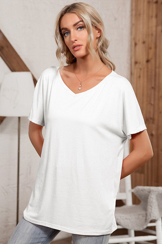 Relaxed Fit Short-Sleeve Crew Neck T-Shirt