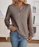 Casual Button-Down Long-Sleeve T-Shirt Soft Everyday Comfort