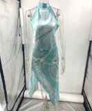 Classic Relaxed Two Piece Skirt Set With Exposed Back