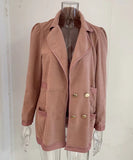 Casual Long-Sleeved Jacket Coat Versatile Effortless Style