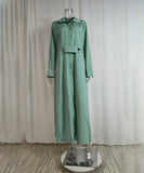 Slim-Fit Strappy Solid Color Blouse Dress For All Occasions