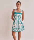 Stylish Women's Printed Halter Dress in Vibrant Colors