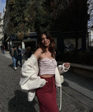 Relaxed Stand Up Collar Button Down Casual Everyday Jacket