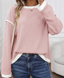 Artist's Palette Round-Neck Knit Top