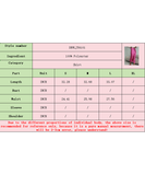 Fashionable Fish-Tail Printed Half Skirt for Women in Deep Pink and Light Pink