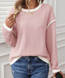 Artist's Palette Round-Neck Knit Top