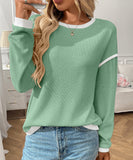 Artist's Palette Round-Neck Knit Top