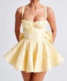 Elegant Strappy Evening Dress with Bowknot in Multiple Colors