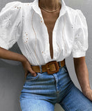Breathable Open Weave Womens Short Sleeve Polyester Tee