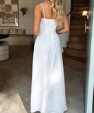 Elegant Halter A-Line Maxi Dress in Stylish Colors for You