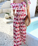 Pink Women's Skirt with Shoulder Sleeve and Earflap