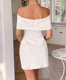 One Shoulder Strapless Half Skirt in Chic Versatile Colors