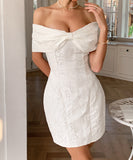 One Shoulder Strapless Half Skirt in Chic Versatile Colors