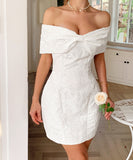 One Shoulder Strapless Half Skirt in Chic Versatile Colors