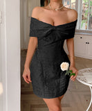 One Shoulder Strapless Half Skirt in Chic Versatile Colors
