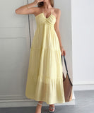 Casual Vacation Halter Neck Semi-Transparent Summer Dress