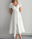 Casual Vacation Cinched A-Line Long Dress For Effortless Style