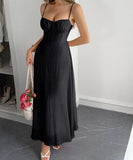 Casual Vacation Short Sleeved Fitted Long Dress for Summer